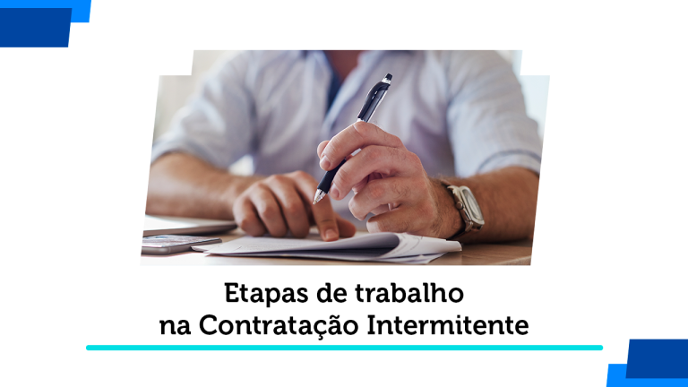 Etapas de contratação no trabalho intermitente